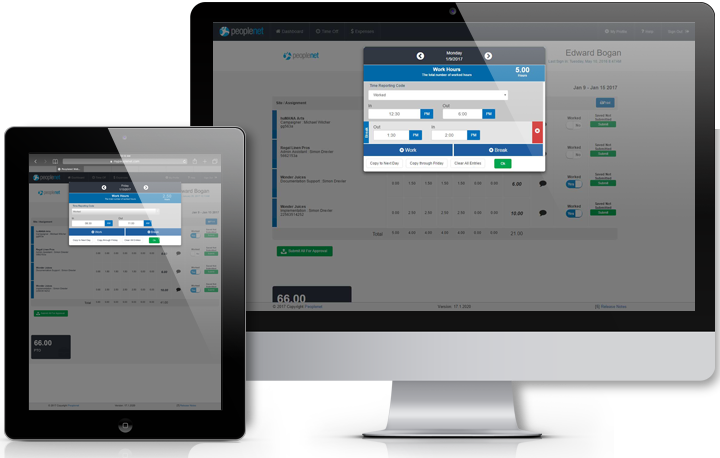 Web And Mobile Time Entry Bullhorn
